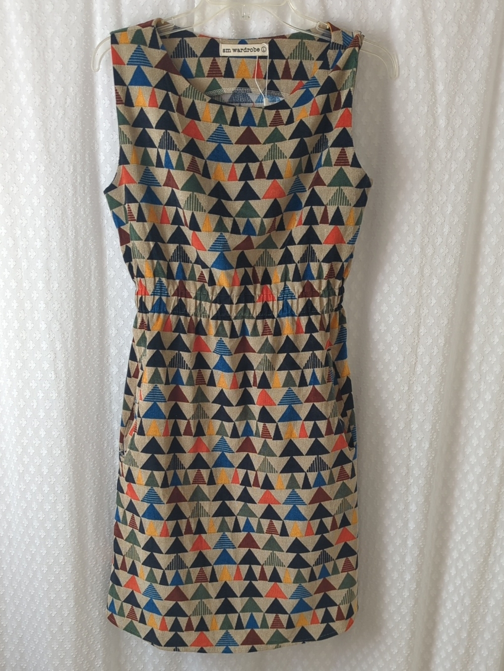 Sm Wardrobe Retro Mod Prism Dress Sleeveless, Corduroy, Women's L